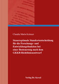 Koinzer |  Steueroptimale Standortentscheidung für die Forschungs- und Entwicklungsfunktion bei einer Besteuerung nach dem GKKB-Richtlinienentwurf | Buch |  Sack Fachmedien