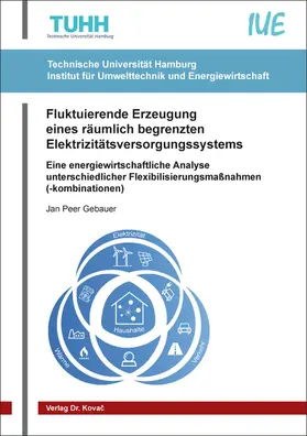 Gebauer |  Fluktuierende Erzeugung eines räumlich begrenzten Elektrizitätsversorgungssystems | Buch |  Sack Fachmedien