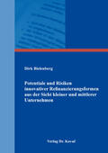 Bielenberg |  Potentiale und Risiken innovativer Refinanzierungsformen aus der Sicht kleiner und mittlerer Unternehmen | Buch |  Sack Fachmedien