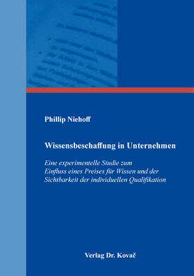 Niehoff | Wissensbeschaffung in Unternehmen | Buch | 978-3-339-12494-4 | sack.de
