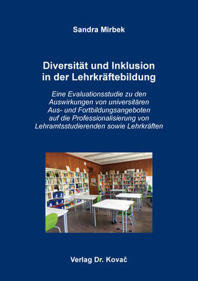 Mirbek | Diversität und Inklusion in der Lehrkräftebildung | Buch | 978-3-339-12602-3 | sack.de