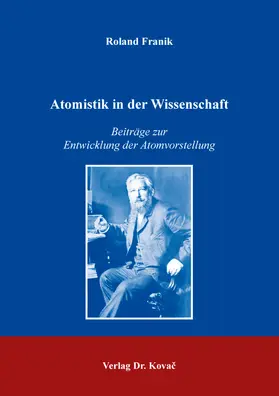Franik |  Atomistik in der Wissenschaft | Buch |  Sack Fachmedien