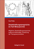 Preis |  Staatshaftungsansprüche im Fall Wirecard AG | Buch |  Sack Fachmedien