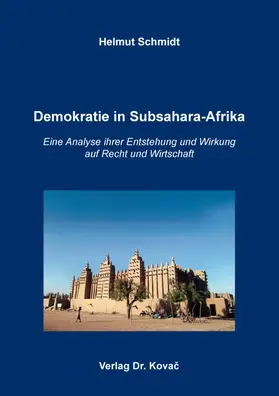 Schmidt |  Demokratie in Subsahara-Afrika | Buch |  Sack Fachmedien