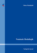 Weichbold |  Nominale Modallogik | Buch |  Sack Fachmedien
