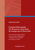 Fambi |  Friedrich Dürrenmatts Der Besuch der alten Dame im Senegal und in Österreich | Buch |  Sack Fachmedien