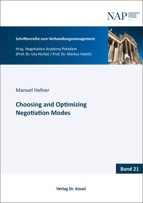 Hefner | Choosing and Optimizing Negotiation Modes | Buch | 978-3-339-13376-2 | sack.de