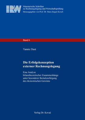 Dust | Die Erfolgskonzeption externer Rechnungslegung | Buch | 978-3-339-13636-7 | sack.de