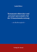 Härer |  Testamentsvollstrecker und personal representative bei der Erbauseinandersetzung | Buch |  Sack Fachmedien
