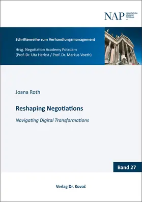 Roth |  Reshaping Negotiations | Buch |  Sack Fachmedien