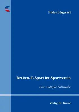 Lütgerodt |  Breiten-E-Sport im Sportverein | Buch |  Sack Fachmedien