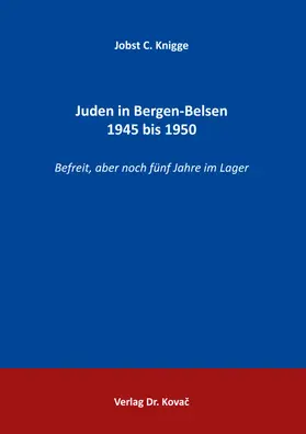 Knigge |  Juden in Bergen-Belsen 1945 bis 1950 | Buch |  Sack Fachmedien