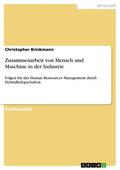 Brinkmann |  Zusammenarbeit von Mensch und Maschine in der Industrie | eBook | Sack Fachmedien