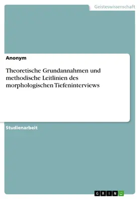 Anonym |  Das Erlebensprotokoll als Methode der qualitativen Forschung. Grundlagen sowie Diskussion der psychologischen Wissenschaftlichkeit | eBook | Sack Fachmedien