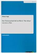 Vogt |  Der Tintinnabuli-Stil im Werk "Für Alina" von Arvo Pärt | Buch |  Sack Fachmedien