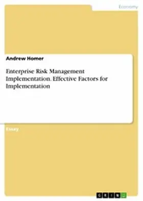 Homer |  Enterprise Risk Management Implementation. Effective Factors for Implementation | eBook | Sack Fachmedien