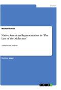 Simon |  Native American Representation in ¿The Last of the Mohicans¿ | Buch |  Sack Fachmedien