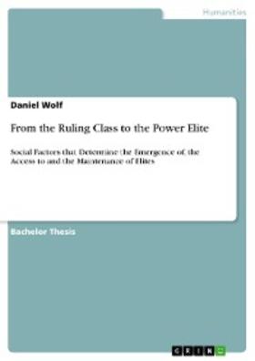 Wolf | From the Ruling Class to the Power Elite | E-Book | sack.de