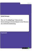 Dormann |  Was ist Notfallpflege? Historische Entwicklung in Deutschland sowie Prozess der Definitionsfindung | Buch |  Sack Fachmedien