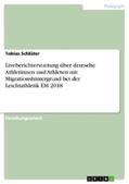 Schlüter |  Liveberichterstattung über deutsche Athletinnen und Athleten mit Migrationshintergrund bei der Leichtathletik EM 2018 | eBook | Sack Fachmedien