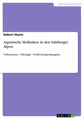 Sturm |  Aquatische Mollusken in den Salzburger Alpen | eBook | Sack Fachmedien