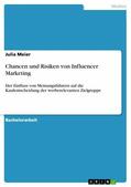 Meier |  Chancen und Risiken von Influencer Marketing | eBook | Sack Fachmedien