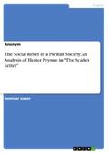 Anonymous |  The Social Rebel in a Puritan Society. An Analysis of Hester Prynne in "The Scarlet Letter" | eBook | Sack Fachmedien