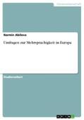 Abilova |  Umfragen zur Mehrsprachigkeit in Europa | eBook | Sack Fachmedien