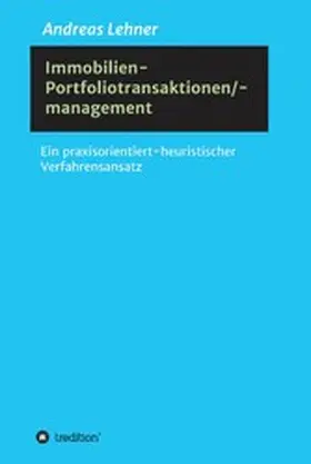 Lehner |  Immobilien-Portfoliotransaktionen-/ management | eBook | Sack Fachmedien
