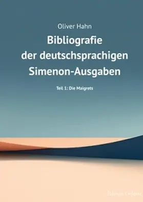 Hahn |  Simenon-Bibliografie | Buch |  Sack Fachmedien