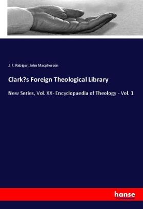Rabiger / Macpherson |  Clark's Foreign Theological Library | Buch |  Sack Fachmedien