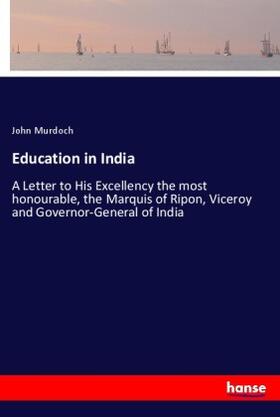 Murdoch |  Education in India | Buch |  Sack Fachmedien