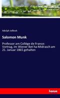 Jellinek |  Salomon Munk | Buch |  Sack Fachmedien