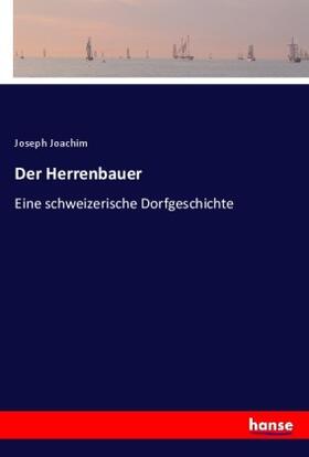 Joachim |  Der Herrenbauer | Buch |  Sack Fachmedien