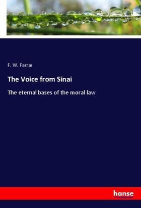 Farrar |  The Voice from Sinai | Buch |  Sack Fachmedien