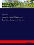 Elster |  Staatswissenschaftliche Studien | Buch |  Sack Fachmedien