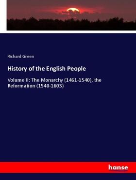 Green |  History of the English People | Buch |  Sack Fachmedien