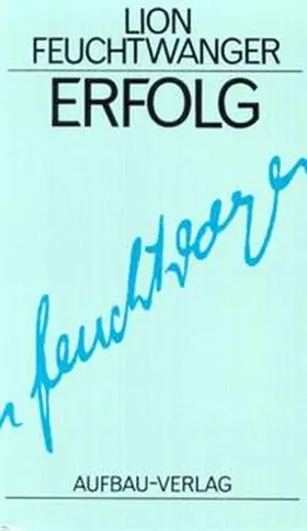 Feuchtwanger |  Erfolg | Buch |  Sack Fachmedien