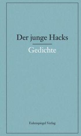 Hacks / Nickel |  Der junge Hacks 1 | Buch |  Sack Fachmedien