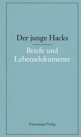 Hacks / Nickel |  Der junge Hacks 5 | Buch |  Sack Fachmedien