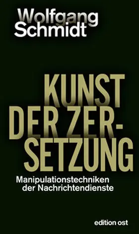 Schmidt |  Kunst der Zersetzung | Buch |  Sack Fachmedien