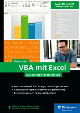 Held |  VBA mit Excel | eBook | Sack Fachmedien