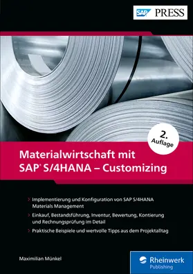 Münkel |  Materialwirtschaft mit SAP S/4HANA – Customizing | eBook | Sack Fachmedien