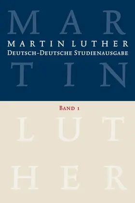 Zschoch / Luther / Korsch |  Martin Luther: Deutsch-Deutsche Studienausgabe Band 1 | eBook | Sack Fachmedien