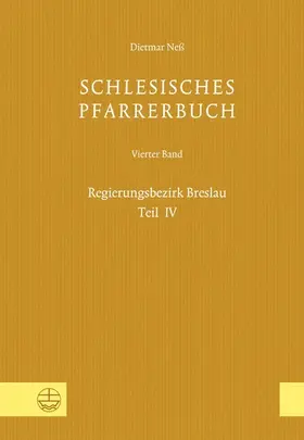 für Schlesische Kirchengeschichte / Neß |  Schlesisches Pfarrerbuch | eBook | Sack Fachmedien