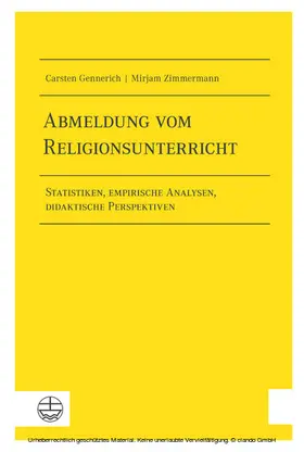 Gennerich / Zimmermann |  Abmeldung vom Religionsunterricht | eBook | Sack Fachmedien