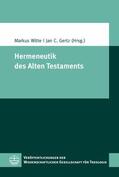 Witte / Gertz |  Hermeneutik des Alten Testaments | eBook | Sack Fachmedien