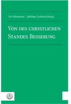 Mennecke / Zschoch |  Von des christlichen Standes Besserung | Buch |  Sack Fachmedien