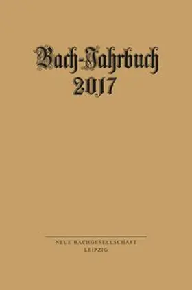 Wollny |  Bach-Jahrbuch 2017 | Buch |  Sack Fachmedien
