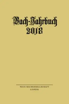 Wollny |  Bach-Jahrbuch 2018 | Buch |  Sack Fachmedien